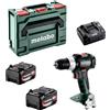 Metabo SB 18 LT BL Avvitatore percussione a Batteria 18V 2x 4,0Ah e caricatore