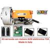 ACM Kit serranda con motore ACM Centralina 2 Telecomandi TDA coppia fotocellule TDA