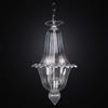 Mondoluce Lampadario ingresso classico in vetro murano trasparente 3 luci BGA 2124