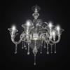 Lampadario murano classico trasparente a 8 luci BGA 3004-8