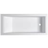 COLACRIL VASCA GUSCIO RETTANGOLARE SHARM CM.180X80 BIANCA DA INCASSO O MURARE