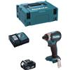 Makita Avvitatore ad Impulsi MAKITA DTD153RTJ1 (1 x 5,0 Ah + DC18RC + MAKPAC 2)