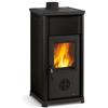 Nordica-Extraflame Stufa a legna Tea La Nordica Extraflame Ghisa Acciaio Nero/Bianco 6,6 kw. 189 m³