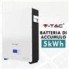 VTAC BATTERIA DI ACCUMULO 5.12KWH AL LITIO PER INVERTER FOTOVOLTAICI 51.2V 100AH