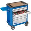 Fervi CARRELLO PER OFFICINA PORTAUTENSILI PORTA UTENSILI ATTREZZI COMPLETO 7 CASSETTI