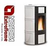Nordica TERMOSTUFA STUFA A PELLET NORDICA ISIDE IDRO 2.0 EXTRAFLAME 20 KW BIANCO IN MAIO
