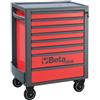 Beta Tools Carrello porta attrezzi Beta RSC24 8-R cassettiera rossa 8 tiretti
