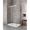 Laneri, LANERI BOX DOCCIA LUSSO SCORREVOLE + VETRO FISSO 8 MM EASYCLEAN, 67-69.5 X 117-119.5 CM