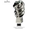 Rosenthal - Vaso SQUALL cm 32 colore Platin Titanisiert / Platino - Rivenditore