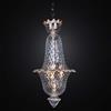 Mondoluce Lampadario classico in vetro murano trasparente e oro 3 luci BGA 2125