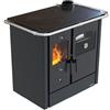 Lincar Cucina a legna Nada Fucile Lincar 140A 9kw forno in acciaio e ghisa per 80mq