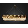 LAMPADARIO NEOCLASSICO 10 LUCI SFERE IN CRISTALLO COLL. BGA 1670 DESIGN SWAROVSK