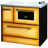 Divina Fire Stufa Cucina a Legna con Forno e Piastra in Ghisa 9 kW Crema Beatrice