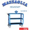 SPIN CARRELLO 3 PIANI TIPO PESANTE PORTATA 300 KG IN ACCIAIO VERNICIATO 98x50x87