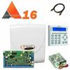 BENTEL KIT ANTIFURTO ALLARME CASA CENTRALE BENTEL ABSOLUTA 18 + TASTIERA LCD T-LINE
