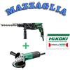 HIKOKI (HITACHI) TASSELLATORE DH28PMY2 850 W 3 MOD. + SMERIGLIATRICE G12STA