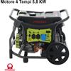 PRAMAC GENERATORE DI CORRENTE GRUPPO ELETTROGENO PORTATILE WX6200ES MONOFASE PRAMAC