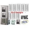 Urmet KIT CITOFONO URMET OTTO FAMIGLIE CITOFONICO 8 FAMIGLIE URMET 8 APPARTAMENTI
