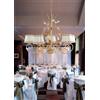 Lampadario classico in ferro battuto con rose 5 luci LGT Bouquet sp5