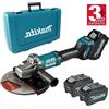 Makita Smerigliatrice Angolare 230mm a Batteria 40V XGT MAKITA Flex Mola Kit GA038GT201