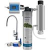 Everpure Depuratore Acqua Filtro Everpure H104, Contalitri, Sterilizzatore UV, Rubinetto