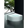 SANIGOR VASCA ANGOLO 120X120 CANCUN TELAIO PANNELLO IDROMASSAGGIO WHIRLPOOL 6 JET