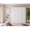 FELVER CASA DESIGN SRL ARMADIO CM 181X55 H. 202 BIANCO OPACO