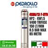 PEDROLLO 4SR6/13 POMPA COMPLETA SOMMERSA X POZZI 4" PEDROLLO 4SR6M/13 HP2 150LT/MIN