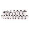 Beta PRL) BETA 920B CHIAVE BUSSOLA POLIGONALE LOTTO 17 PCS WRENCHES CLÉS + CRICCHETTO