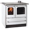 Nordica CUCINA STUFA A LEGNA NORDICA SOVRANA EASY EAVO 2.0 7,5 KW BIANCO IN ACCIAIO