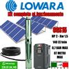 Lowara Pompa sommersa Lowara Solare Kit solare Pannello Inverter Control HP1 HP1,5 HP2