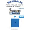 FERVI TORNIO PARALLELO 0716S FERRO METALLO VELOCITA' VARIABILE AVANZAMENTI +BASE