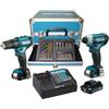 Makita TRAPANO + AVVITATORE MAKITA CLX228SAX2 CON VALIGETTA 24 ACCESSORI