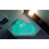 COLACRIL VASCA ANGOLO 120X120 DIAMANTE TELAIO PANNELLO IDROMASSAGGI WHIRLPOOL CROMOTERAPY