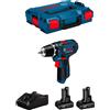 Bosch Trapano Avvitatore BOSCH GSR 12V-15 (2 x 6,0 Ah + GAL12V-40 + L-Boxx 102)