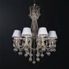 Mondoluce Lampadario classico foglia argento e oro murano a 8 luci BGA 3245/8