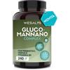 WESALYS GLUCOMANNANO FORTE 4.200 Mg per Dose Giornaliera; 240 CAPSULE; Made in Italy; Ar