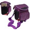 Navitech Purple Camera Shoulder Bag For Panasonic Lumix DMC-GX80/GX85 Camera