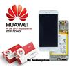 HUAWEI DISPLAY +BATTERIA ORIGINALE HUAWEI P8 LITE 2017 PRA-LA1 LX1 SCHERMO VETRO BIANCO