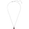 Swarovski Collana Swarovski Birthstone Pendente 5651709 necklace Punto luce Rosso gennaio