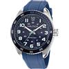 Nautica Orologio Uomo NAUTICA KEY BISCANE NAPKBS222 Chrono Silicone Blu Sub 100mt