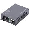DIGITUS Professional Media Converter, Fast Ethernet, da RJ45 a ST, Multimode, fino a 2 km, RJ45/ST - 1310nm - 100 Mbit, Multimode