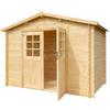 GartenPro Casetta in Legno da Giardino 3x2 Blockhouse 28 mm Rimessa per Attrezzi