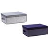 AD TREND 1 Pezzo Scatola Organizer Armadi in TNT Klaus 48 x 36 x 19 cm 2 Colori