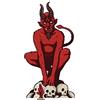 STAR CUTOUTS Devil Lifesize Cardboardcut out with Free Mini Cut, Cartone, Multicolore, 153 x 83 x 153 cm