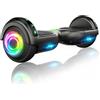 SISIGAD Hoverboard Scooter elettrico fuoristrada autobilanciante a due ruote con altoparlante wireless Bluetooth