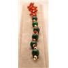 EXPLOIT ARGENTI Bracciale Donna Corallo Rosso Naturale Onice e Giada Verde cm 19 Exploit