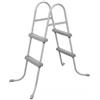 BestWay Scaletta per Piscina Fuori Terra 2 Gradini Altezza 84 cm Antiruggine Acciaio