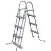 BestWay Scaletta per Piscina 3 gradini 107 cm Fuori Terra in Acciaio per Bambini Scala