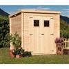 GartenPro Casetta in Legno 2x2 19 mm Giardino Armadio Esterno Attrezzi Blockhouse Rimessa